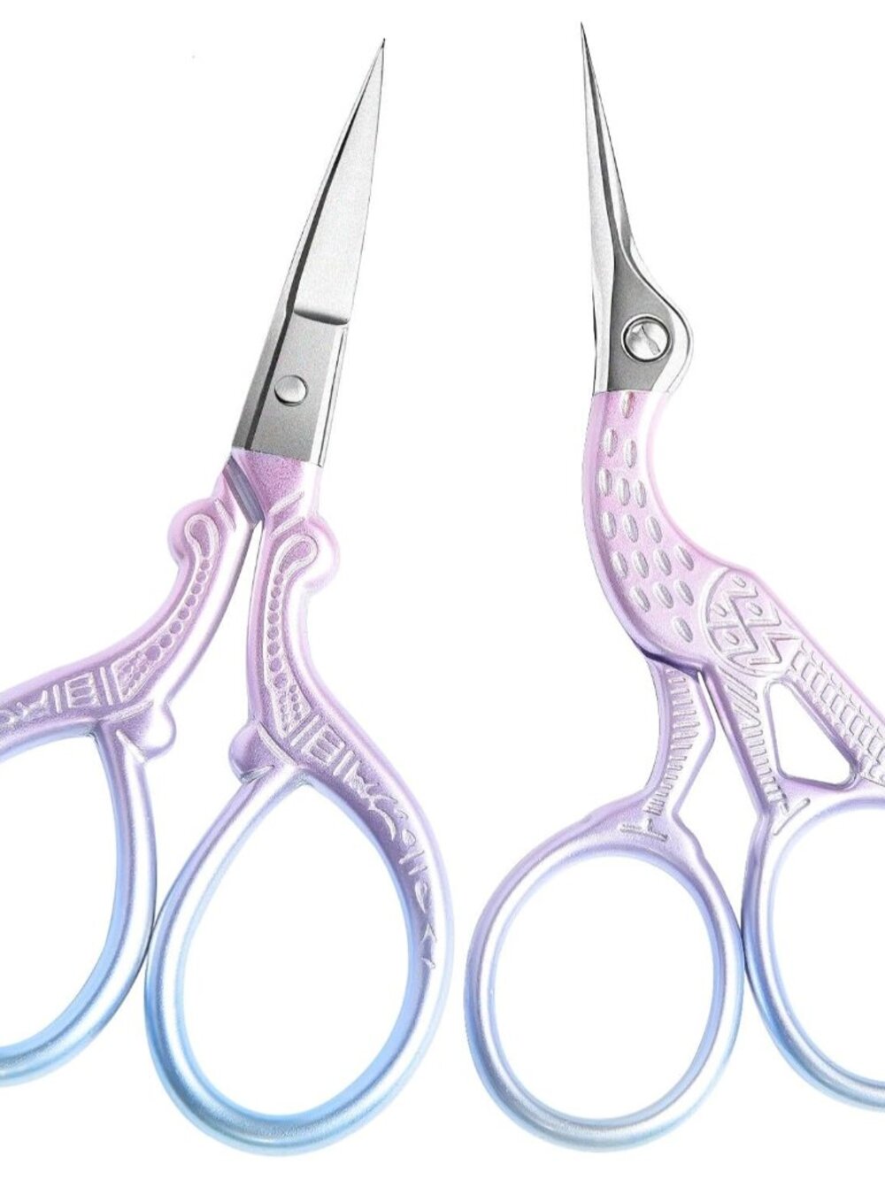 Embroidery Scissors 2 Pcs Small Sewing Scissors Sharp Stainless Steel 3.6 Inches